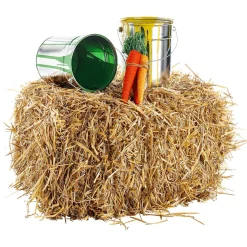 Paquete De Zanahorias De Papel 3 Piezas De 29 Cm De Altura