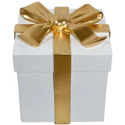 Paquete Deco 30 Cm, Blanco-oro