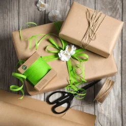 Paquete Económico Go Green Caja De Regalo Con Cinta De Yute Blanca Y Marrón