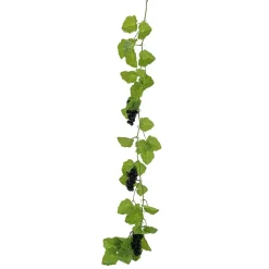 Parra De Hoja De Parra Con Uvas 180 Cm