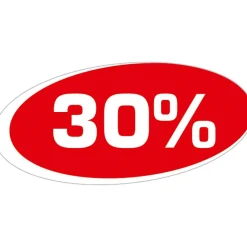 Pegatina "30%"