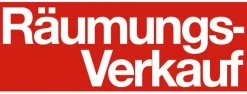 Pegatina "Räumungs-Verkauf" (liquidación Total)