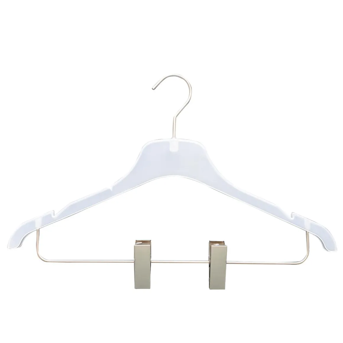 Percha 42 Cm Esmerilada Con Muescas Y Barra De Sujeción 50 Uds.