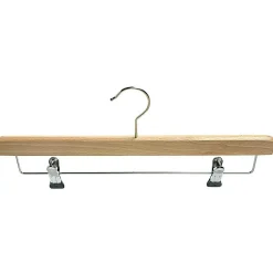 Percha Con Pinzas De Madera 40 Cm, 1 Caja De 25 Piezas