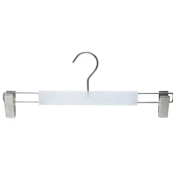 Percha Con Pinzas Esmerilada 36 Cm,1 Caja A´50 Piezas
