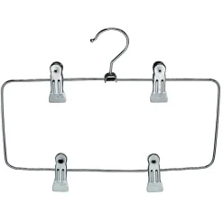 Percha Con Pinzas Para Ropa Interior, 4 Pinzas