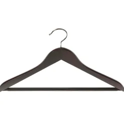 Percha De Madera Con Barra, ángulo De 45 Cm Wengué