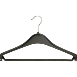 Percha De Plástico Con Barra 44 Cm, 1 Paquete A´10 Piezas