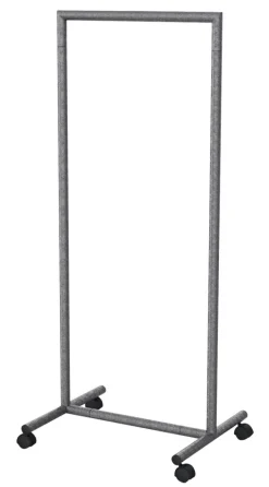 Perchero Con Ruedas Gris 60 X 153 Cm