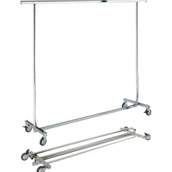 Perchero Con Ruedas Plegable, Altura Fija 150 Cm