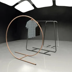 Perchero De Espacio Mediano Redondo Ø 160 Cm, Oro Rosado