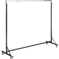 Perchero De Ruedas Industrial, Altura Fija 161 Cm