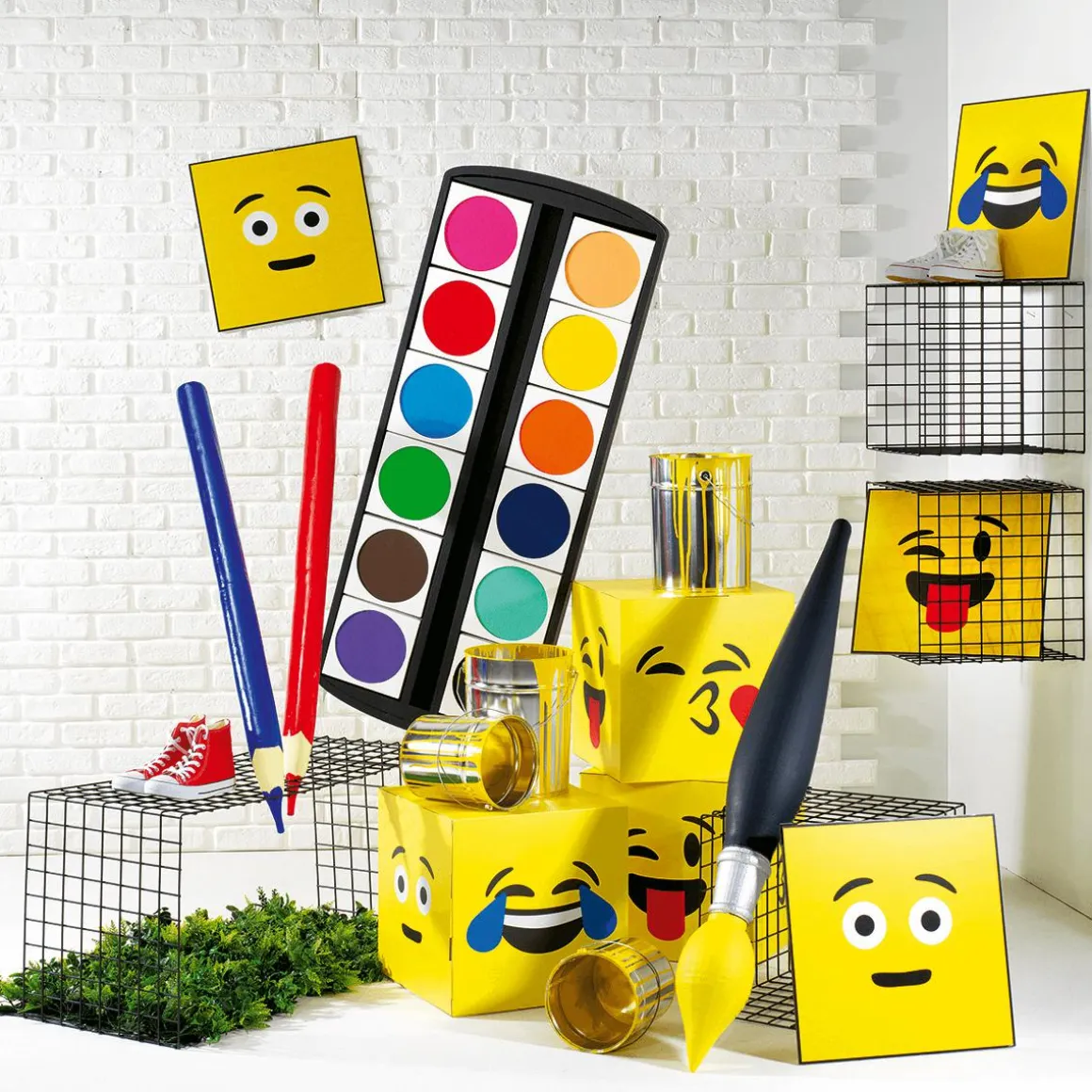 Pincel Gigante 120 Cm Amarillo