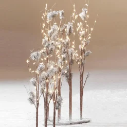 Pino Con Ramas De Luz LED, LED Cálido, 130 Cm