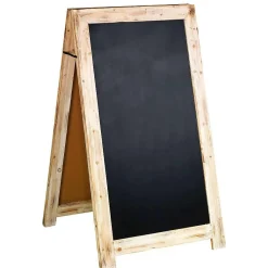 Pizarra De Madera, Altura 135 Cm, Vintage Marrón