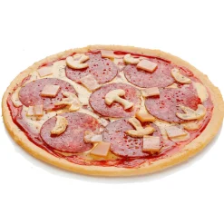 Pizza Speciale Con Salami, Jamón Y Champiñones Comida Fake 25 Cm Ø