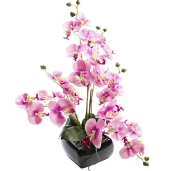 Planta Artificial Orquídea Rosa, 40 Cm