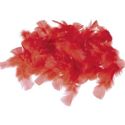 Plumas Decorativas Rojas, 20 G