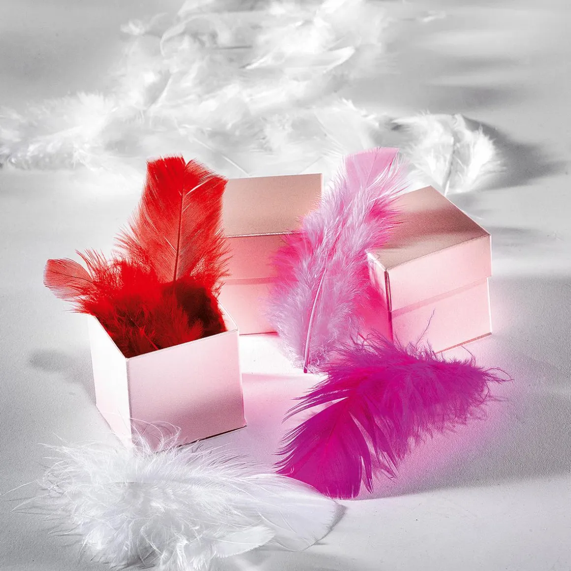 Plumas Decorativas Rojas, 20 G