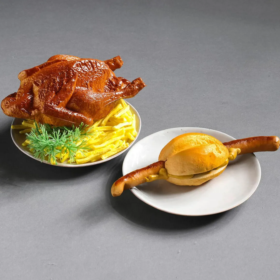 Pollo Asado Alimento De Imitación 23 Cm