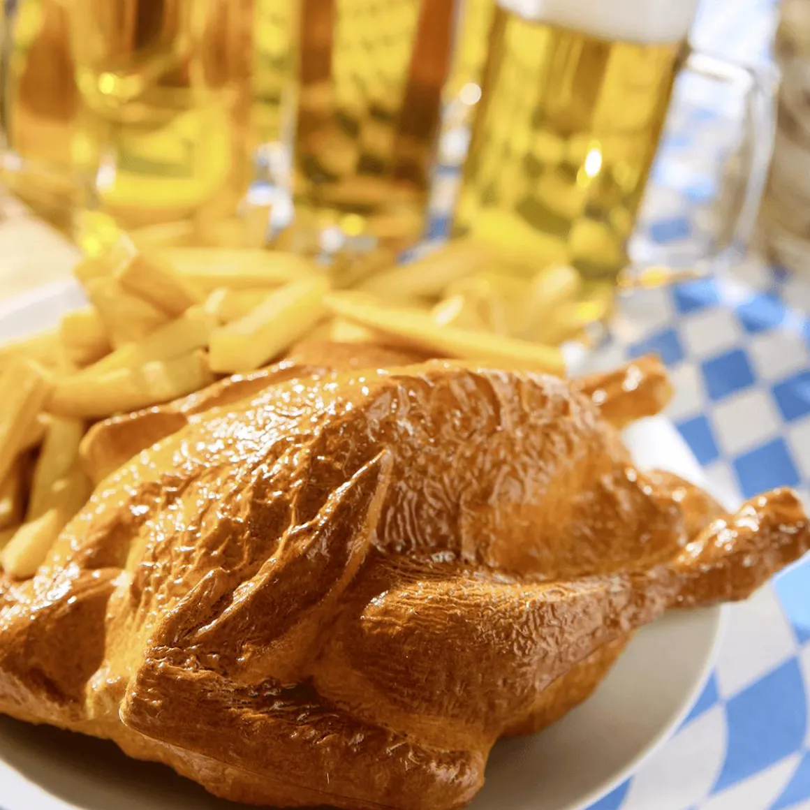 Pollo Asado Alimento De Imitación 23 Cm