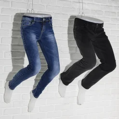 Presentador De Pantalones Masculino, 106 Cm, Color Blanco Opalino