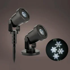 Proyector LED Copo De Nieve LED Blanco 16 Cm