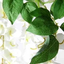 Rama Artificial De Hortensias Blanca, 170 Cm