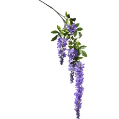 Rama Artificial Wisteria Laburnum, 140 Cm, Violeta