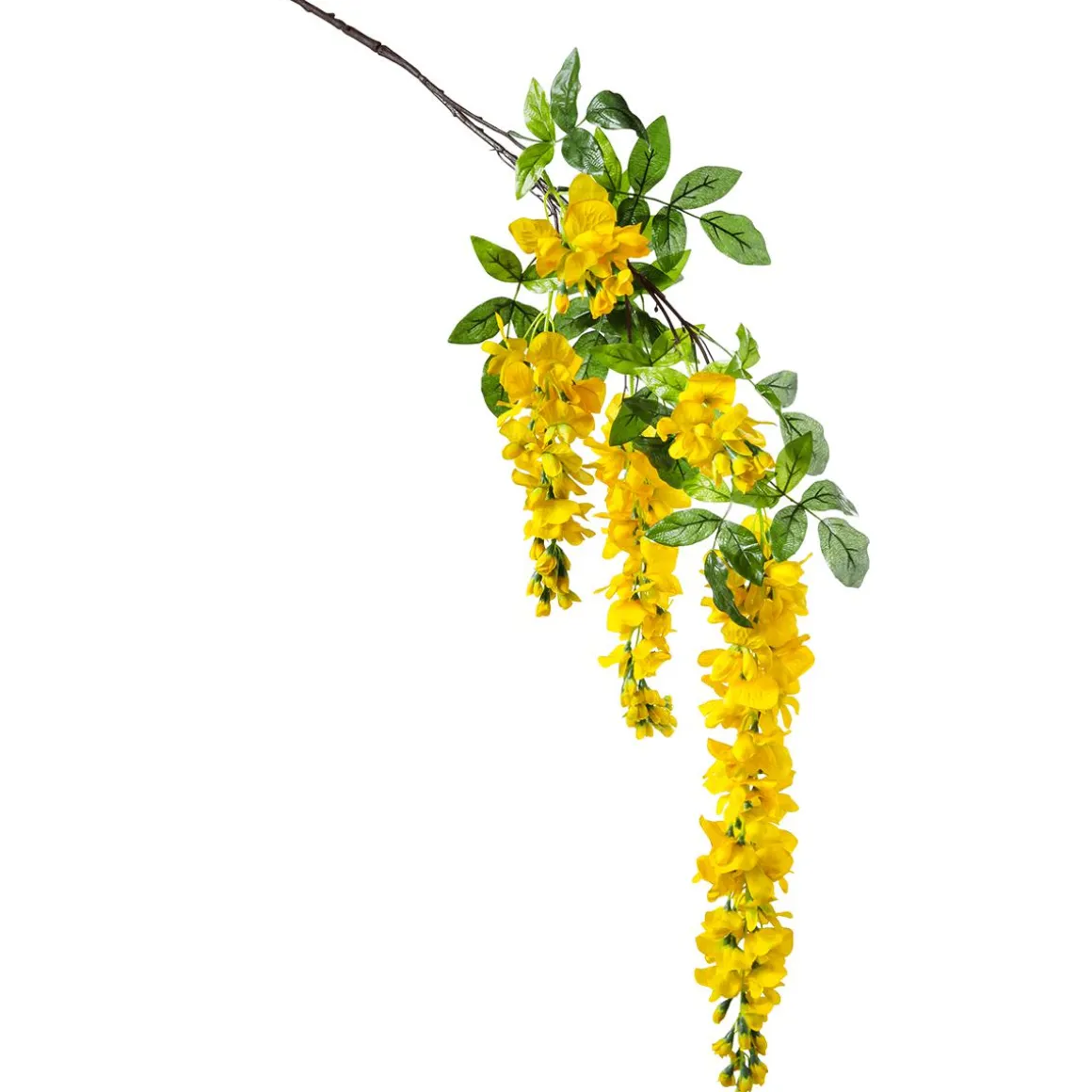 Rama Artificial Wisteria Laburnum, 140 Cm, Amarillo
