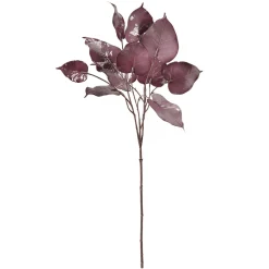 Rama Con Fronda Artificial 60 Cm Burdeos