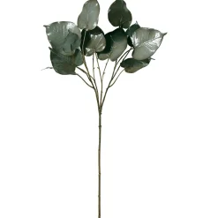 Rama Con Fronda Artificial 60 Cm Gris-verde
