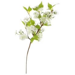 Rama De Flores De Cerezo Artificial Blanco 65 Cm