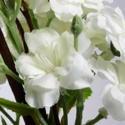 Rama De Flores De Cerezo Artificial Blanco 65 Cm