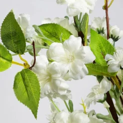 Rama De Flores De Cerezo Artificial Blanco 65 Cm