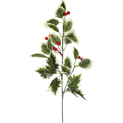 Rama De Ilex Con Bayas 47 Cm Juego De 2