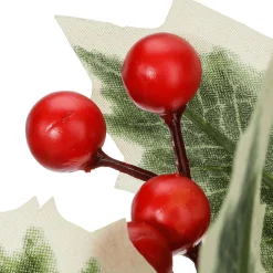 Rama De Ilex Con Bayas 47 Cm Juego De 2