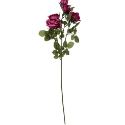 Rama De Rosa Artificial, 73 Cm, Color Púrpura