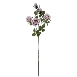 Rama De Rosa Artificial, 73 Cm, Blanco Mauve