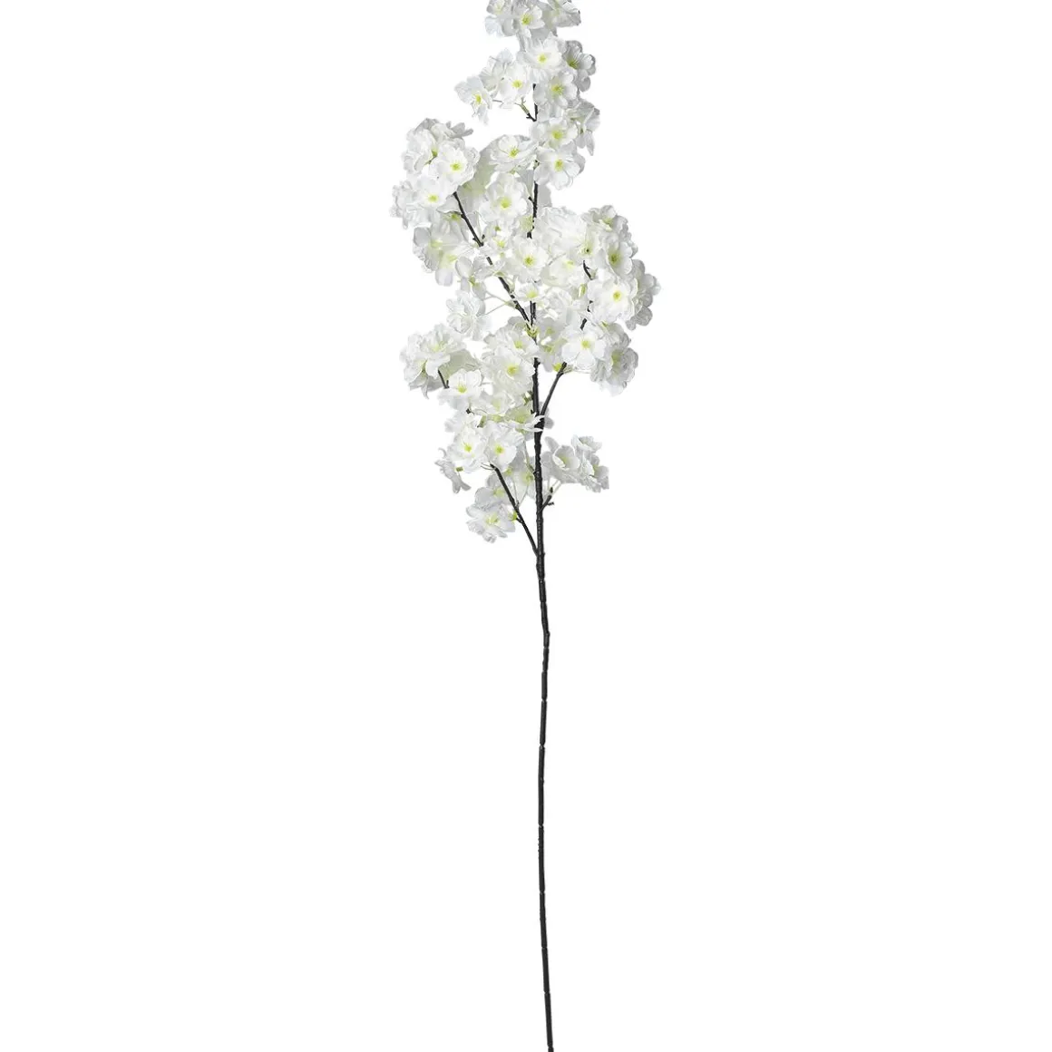 Rama Decorativa Con Flores De Cerezo Blanca, 105 Cm