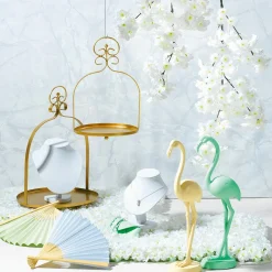 Rama Decorativa Con Flores De Cerezo Blanca, 105 Cm