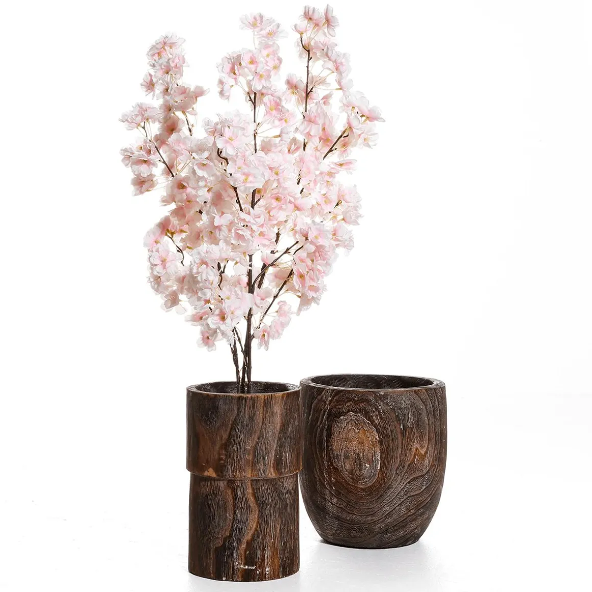 Rama Decorativa Con Flores De Cerezo Rosa, 105 Cm