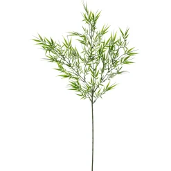 Rama Decorativa De Bambú Verde De 78 Cm De Longitud