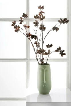 Rama Decorativa Infrutescencia Del Algodón 110 Cm