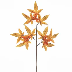 Ramas Artificiales De Arce Amarillo 2 Piezas 81 Cm