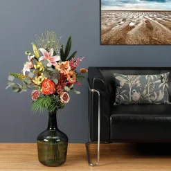 Ramo De Flores Artificiales De Colores 20 X 50 X110 Cm