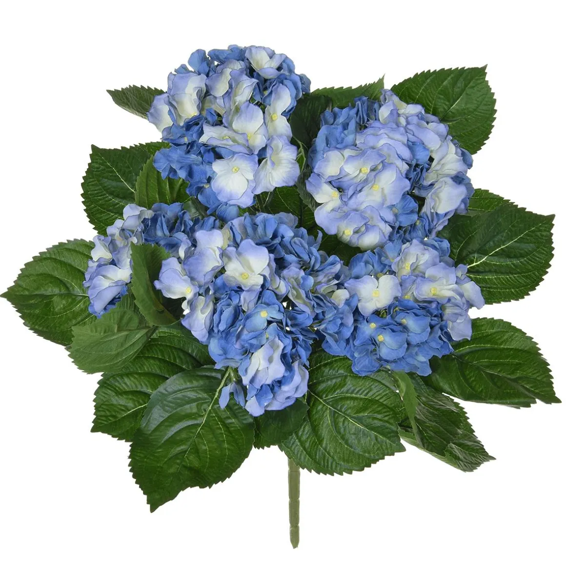 Ramo De Hortensias Artificiales Azul, Ignífugo 45 Cm