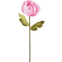 Ranúnculo Artificial Rosa, 105 Cm