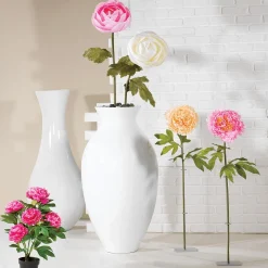 Ranúnculo Artificial Rosa, 105 Cm
