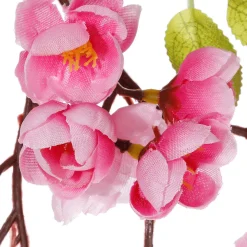 Árbol Artificial De Cerezos En Flor Rosa Con Soporte 120 Cm